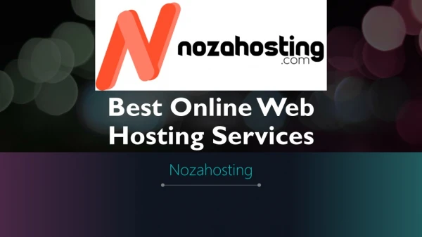 Best Online Web Hosting Services