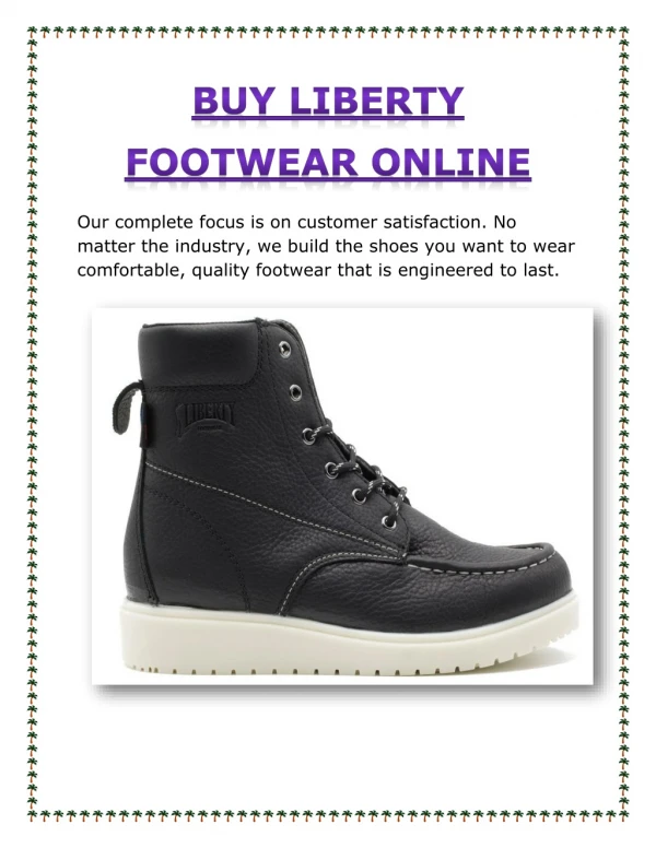 Buy Liberty Footwear Online