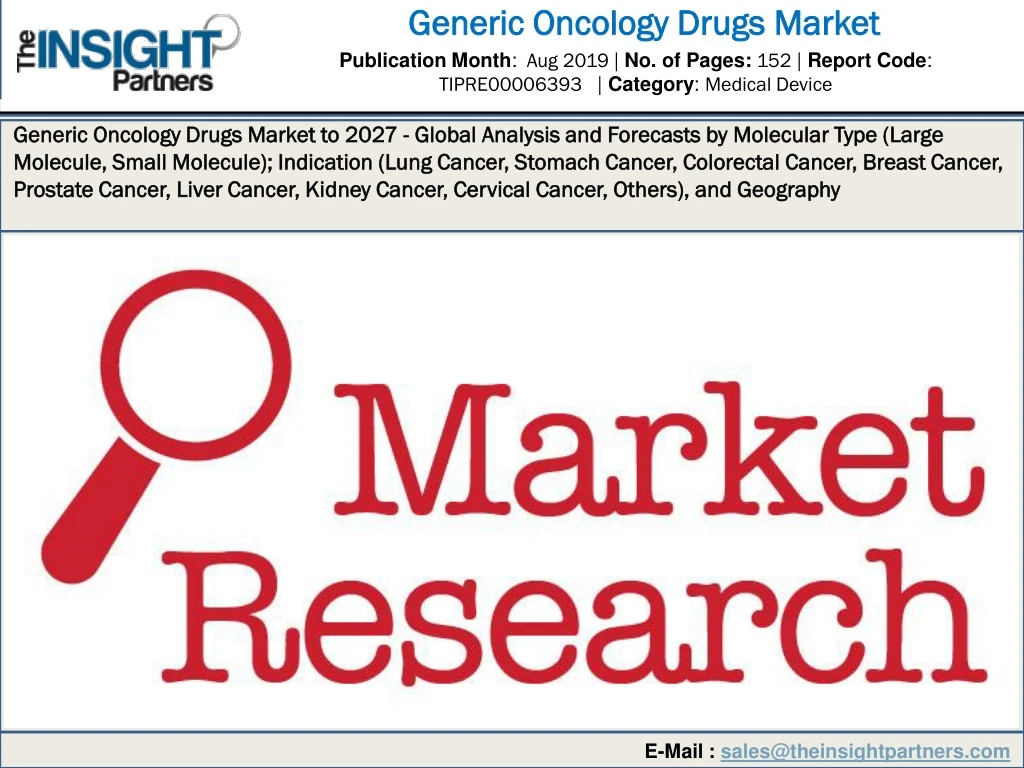 generic oncology drugs market
