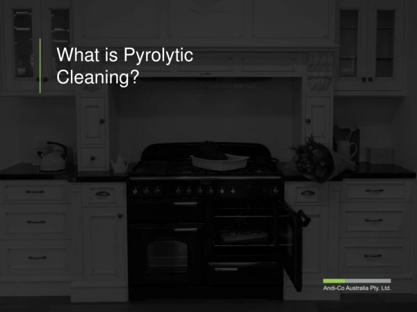 Pyrolytic Cleaning: A New Form of Oven Care