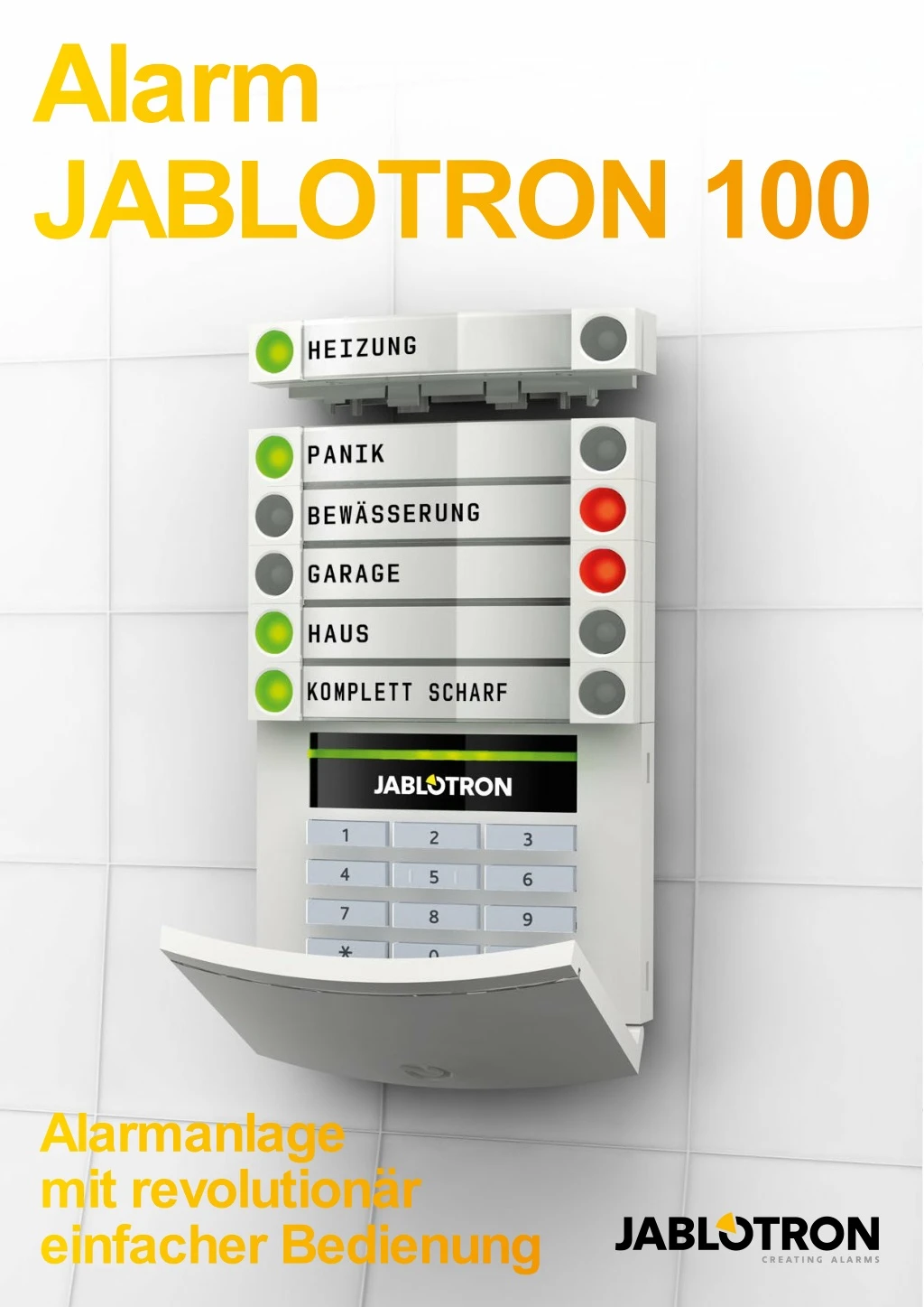 alarm jablotron 100