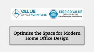 Optimise the Space for Modern Home Office Design - slide 1