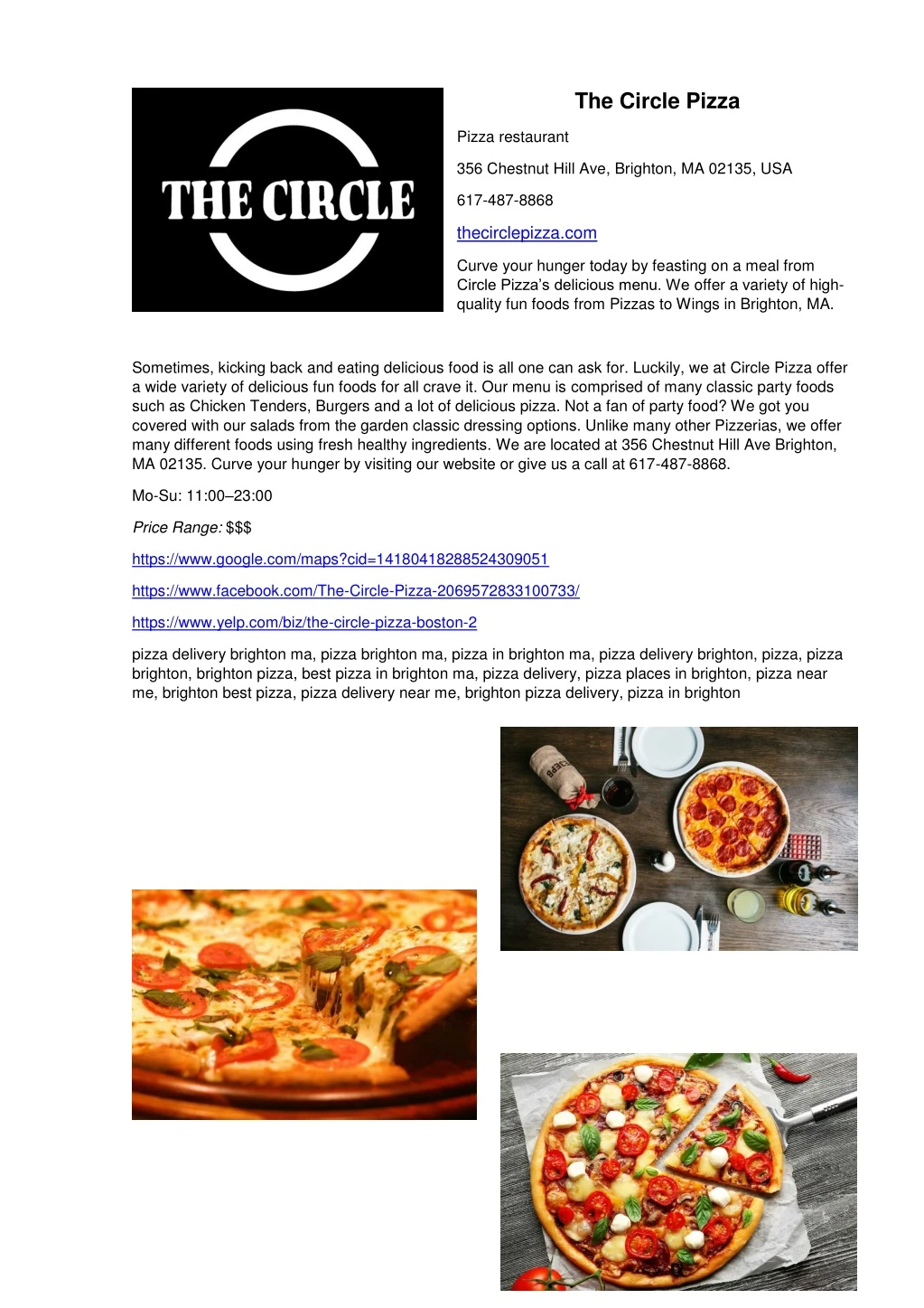 the circle pizza