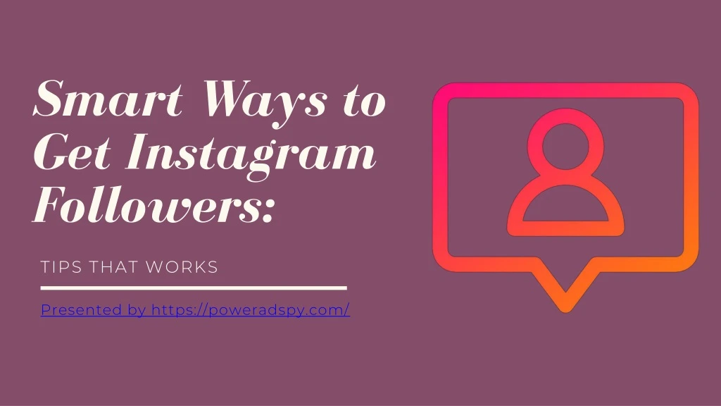smart ways to get instagram followers