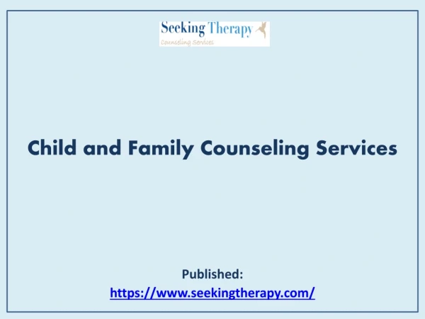 Child and Family Counseling Services