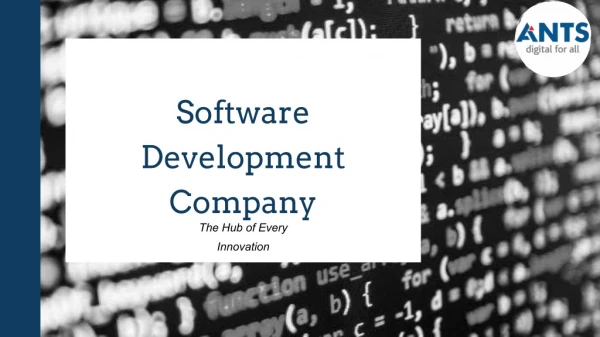Software Development Company | ANTS Digital