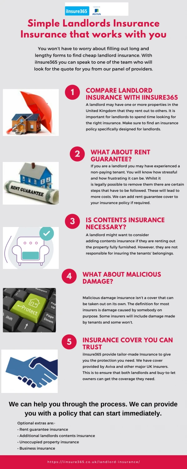 Simple Landlords Insurance Insurance that works with you | iInsure365