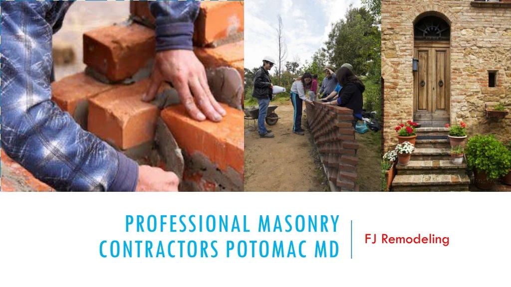professional masonry contractors potomac md