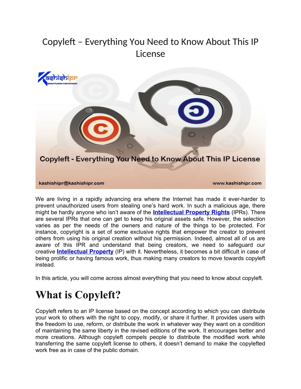 copyleft everything you need to know about this