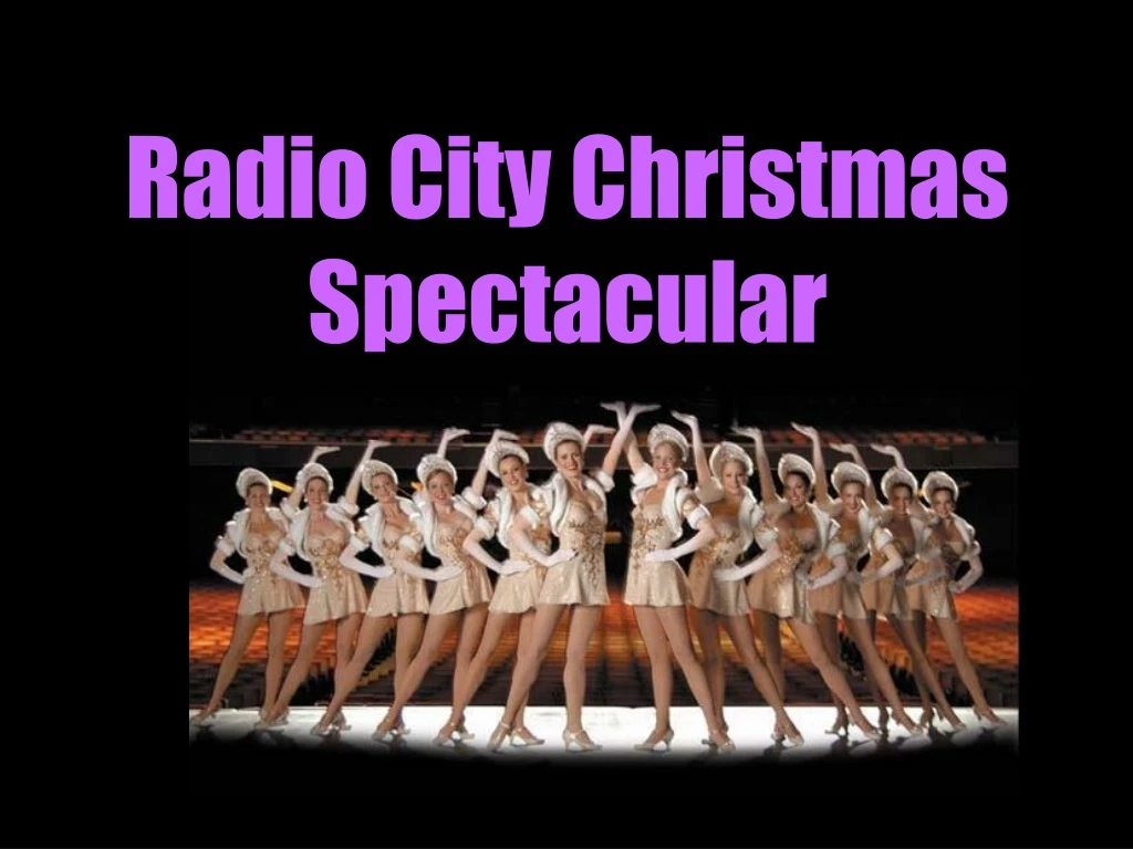 radio city christmas spectacular