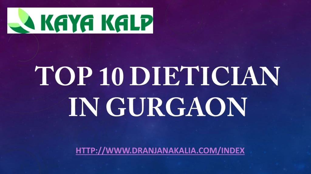 top 10 dietician in gurgaon