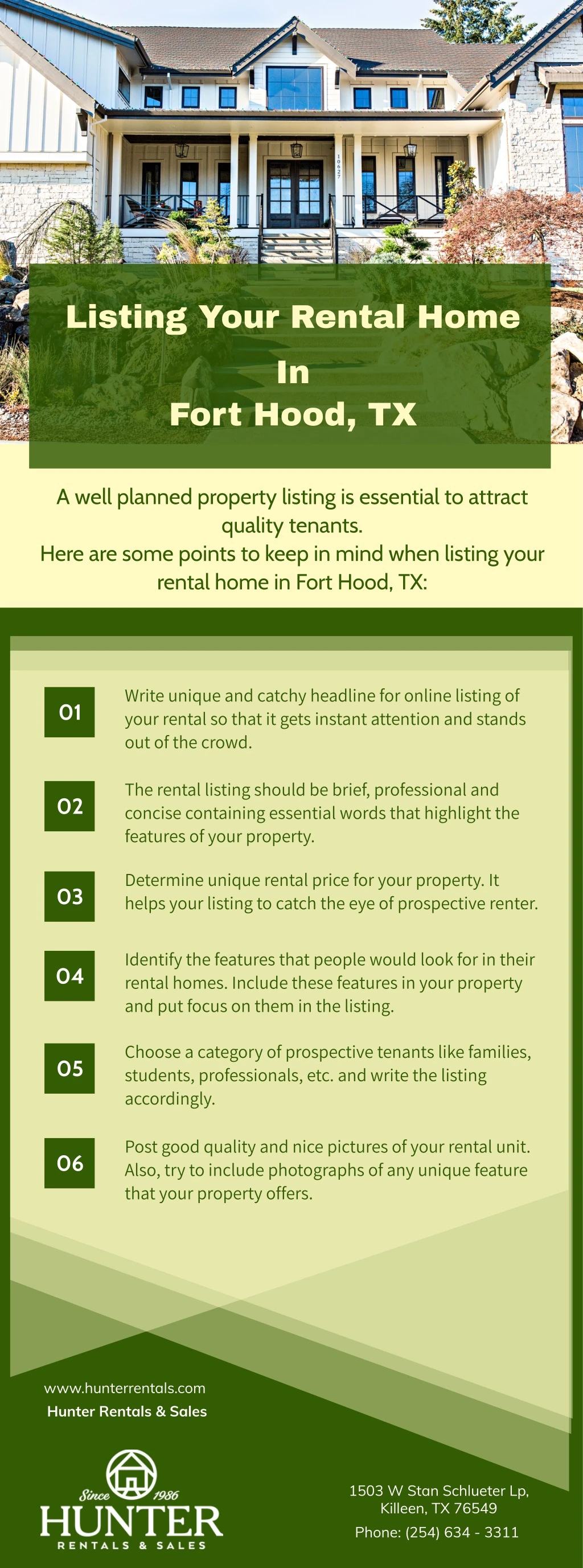 listing your rental home
