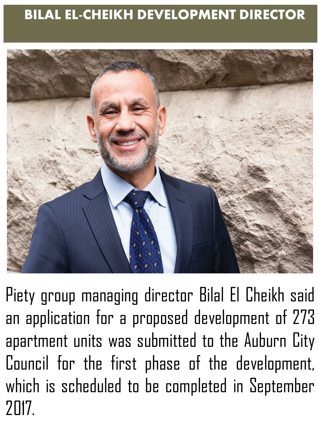 bilal el cheikh development director