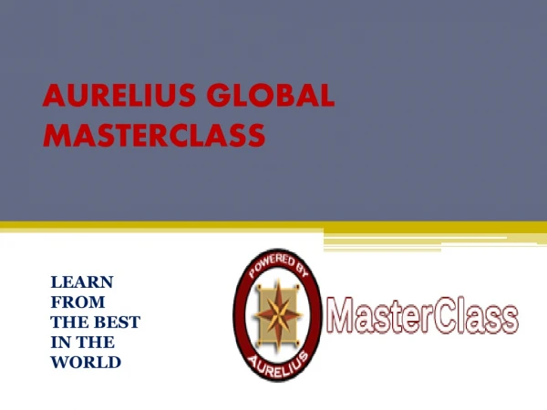 aurelius global masterclass