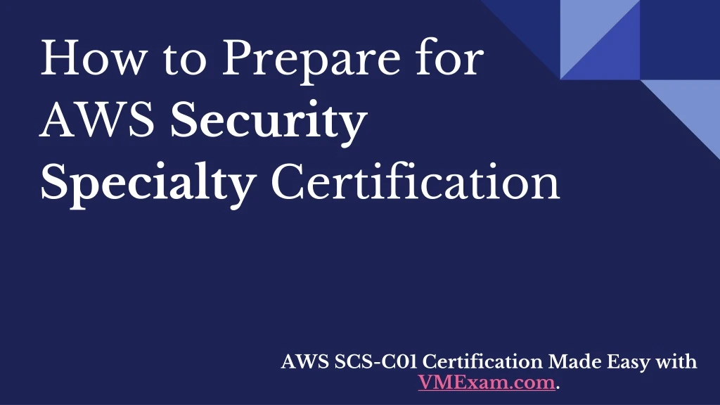 how to prepare for aws security specialty