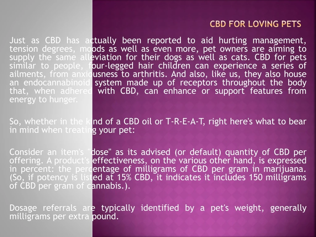 cbd for loving pets