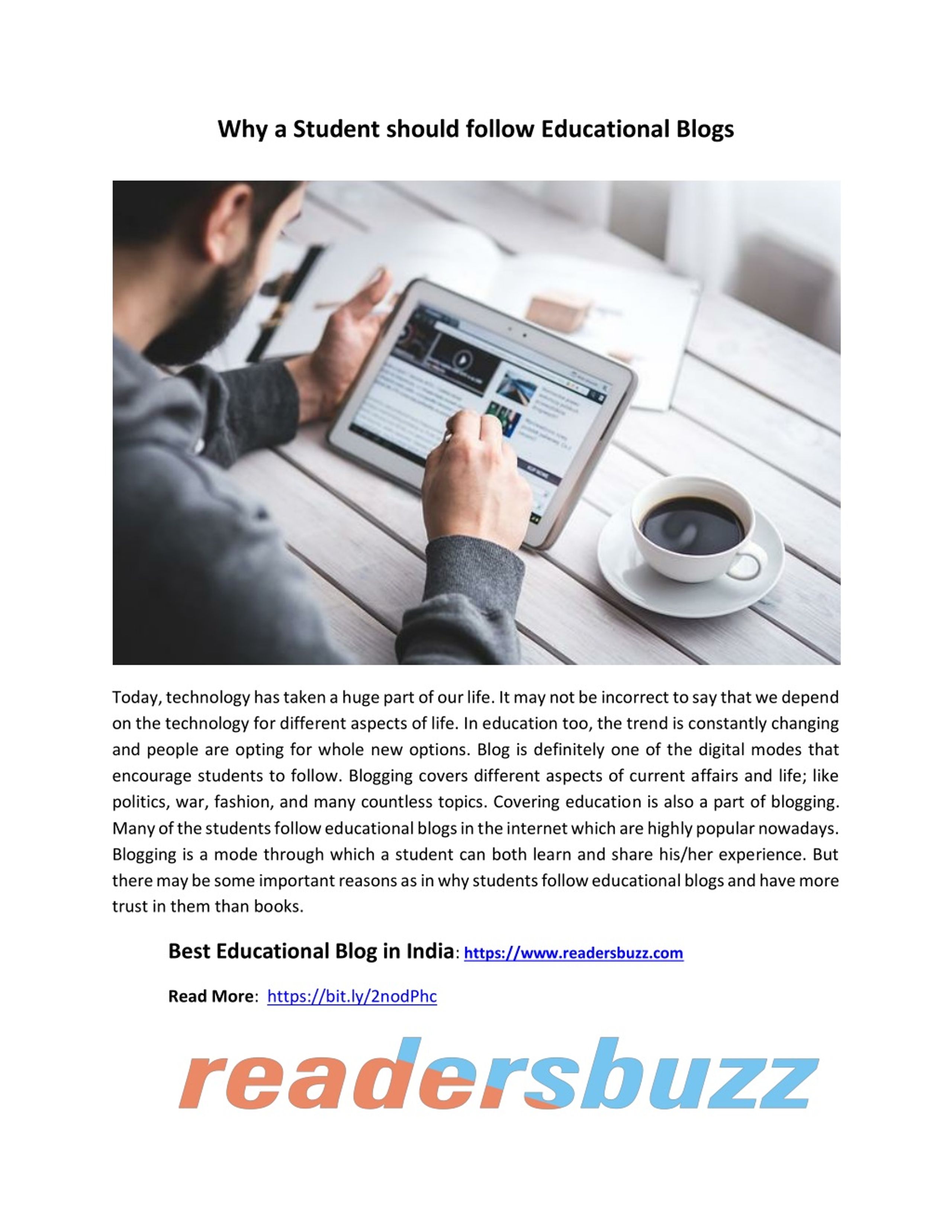 PPT - Why a student should follow educational blogs PowerPoint ...