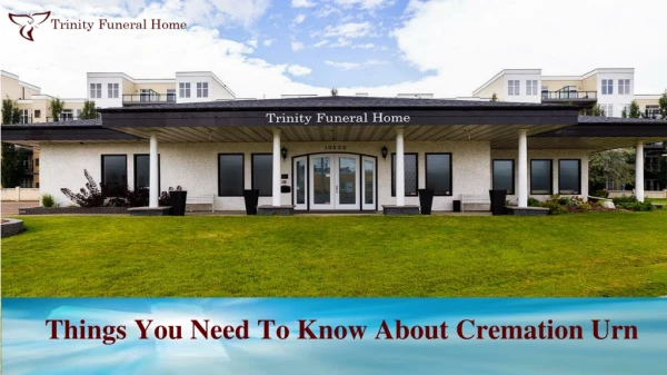 Things You Need To Know About Cremation Urn