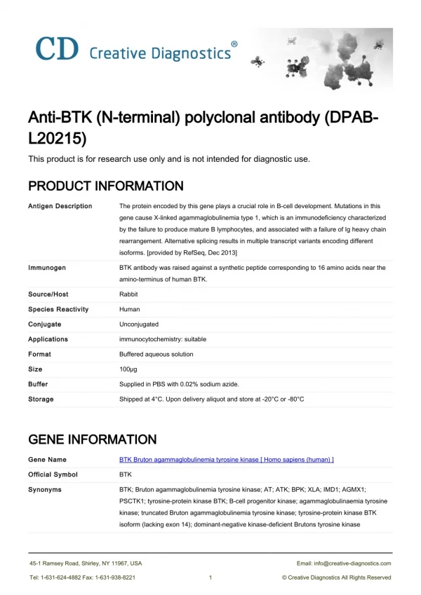 btk antibody