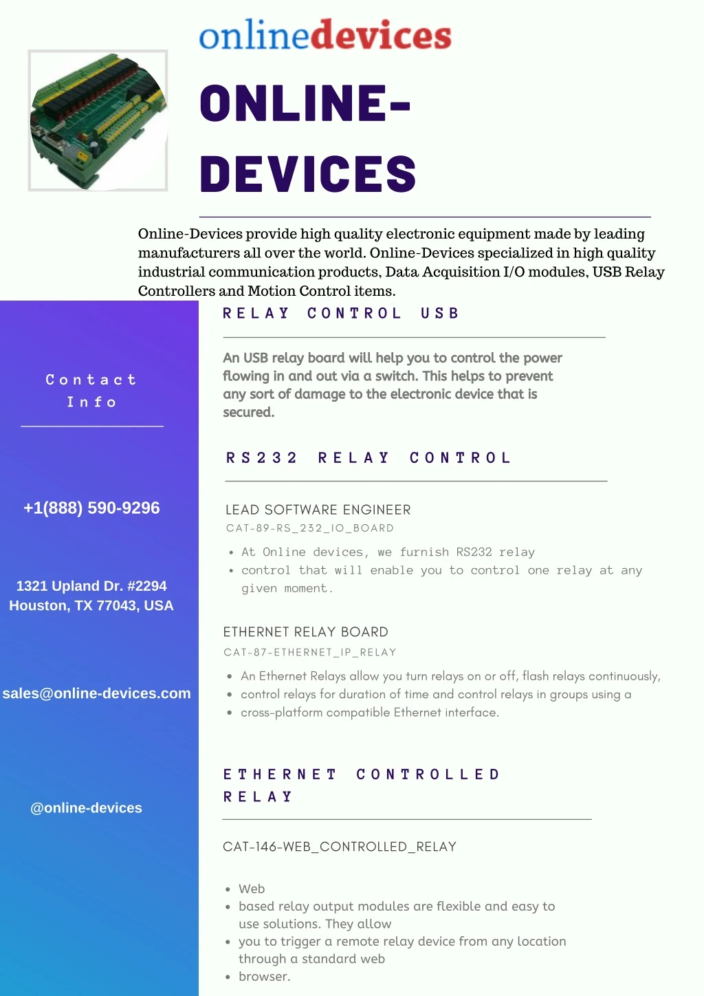 online devices