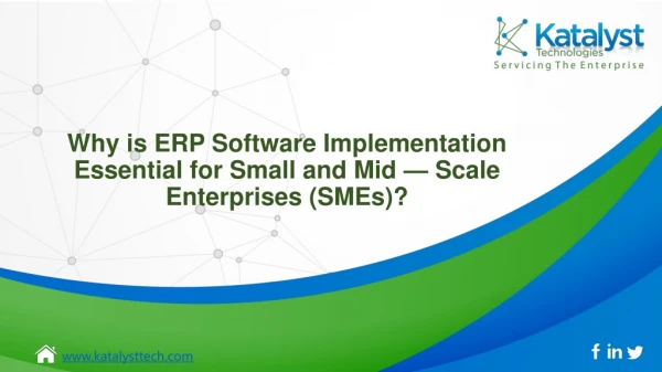 Reasons to Implement ERP Software for SMEs