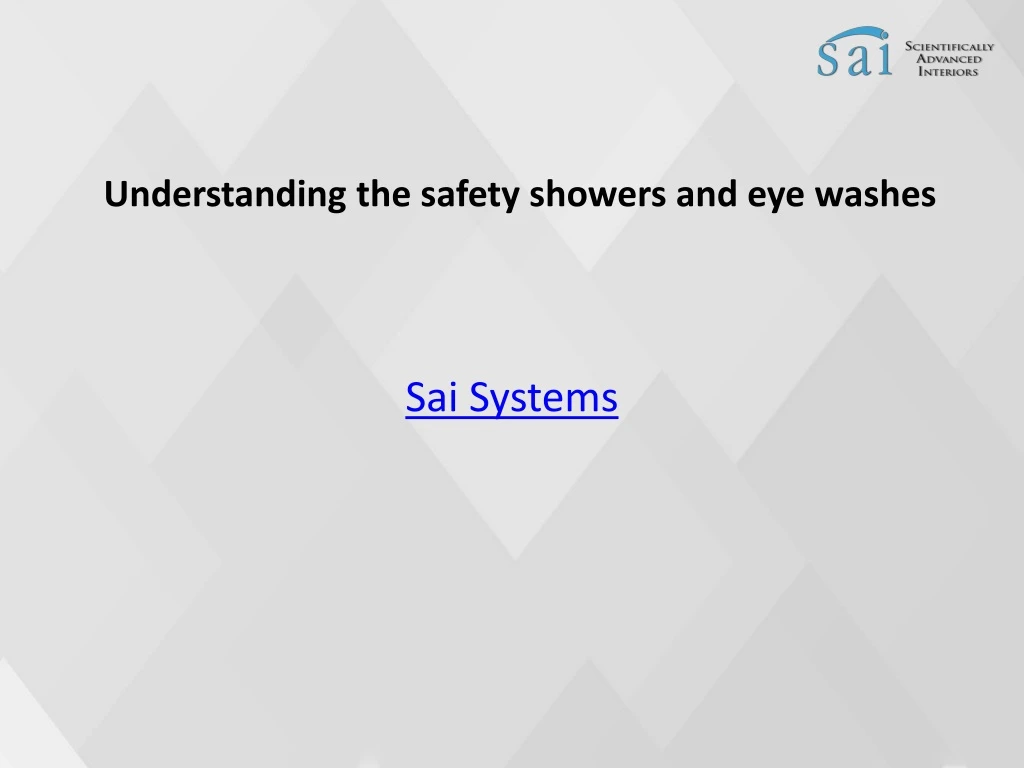 understanding the safety showers and eye washes