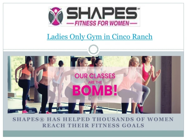 Ladies Only Gym in Cinco Ranch