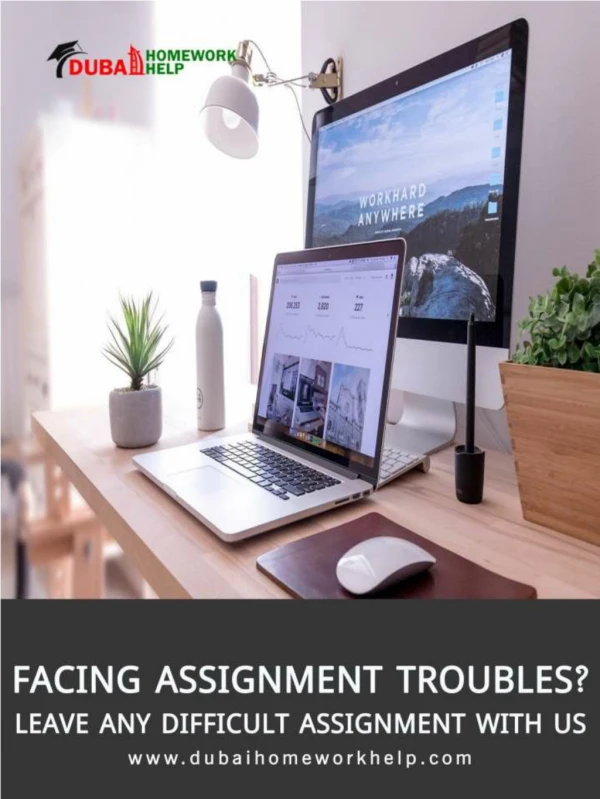 Facing assignment troubles? Leave any difficult assignment with us.