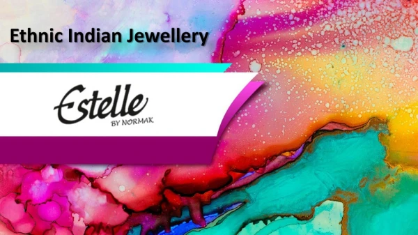 Shop For Ethnic Indian Jewellery Online, Ethnic Jewellery Online - Estelle.co