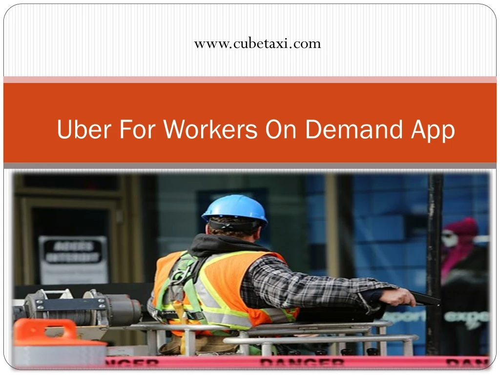 uber for workers on demand app