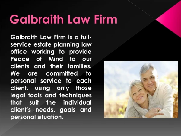 Galbraith Law firm in Indianapolis Indiana