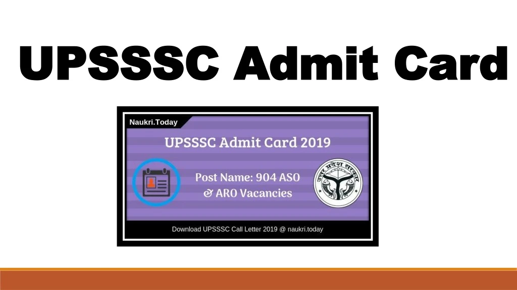 upsssc admit card upsssc admit card