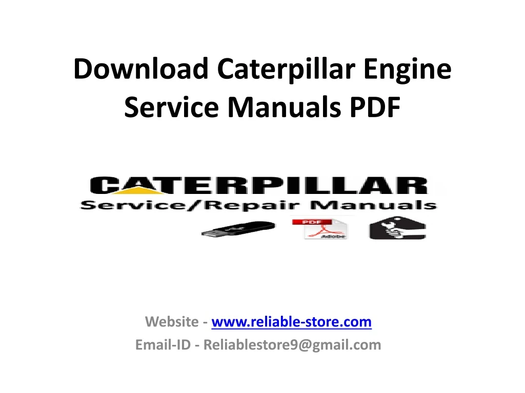 download caterpillar engine service manuals pdf