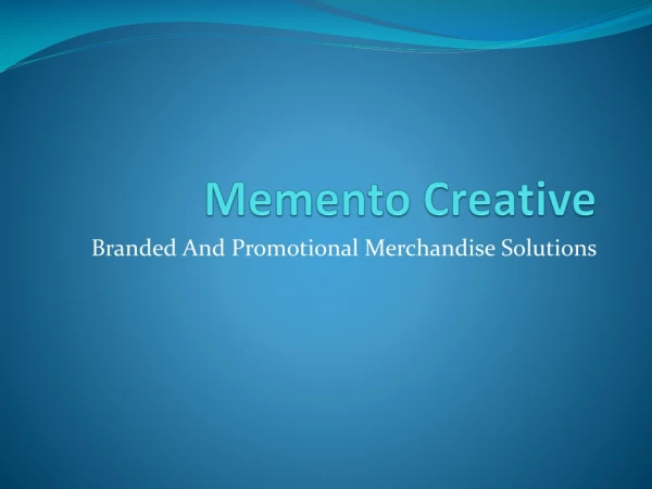 Memento Creative - Pens & Keyrings