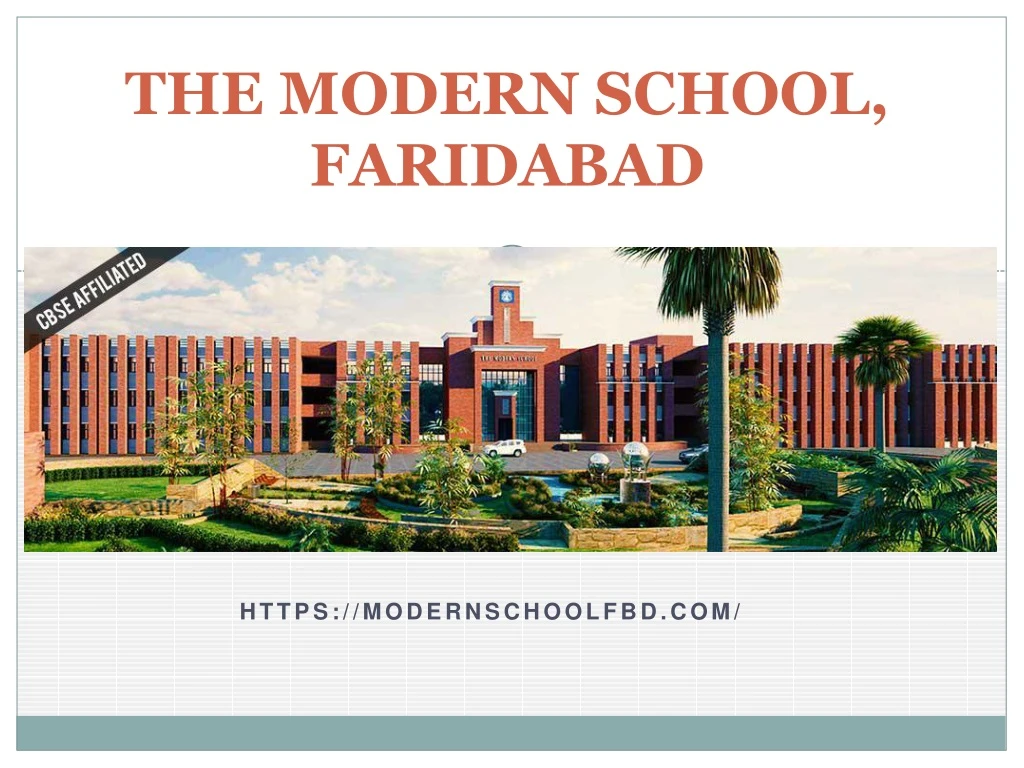 the modern school faridabad