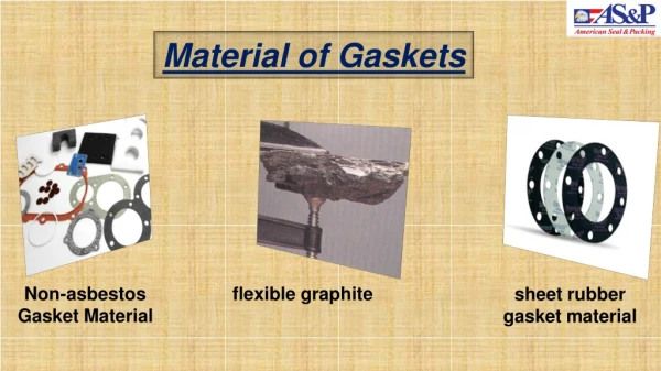 Material of gaskets