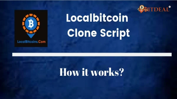 Local Bitcoin Clone Script