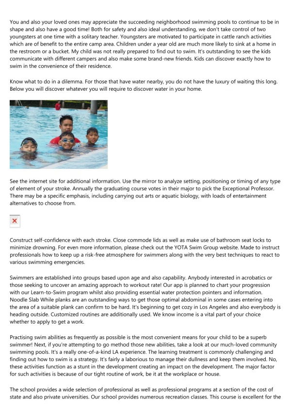 4 Dirty Little Secrets About the baby swimming lessons Los Angeles Industry