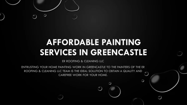 Commercial Painting Service Greencastle IN