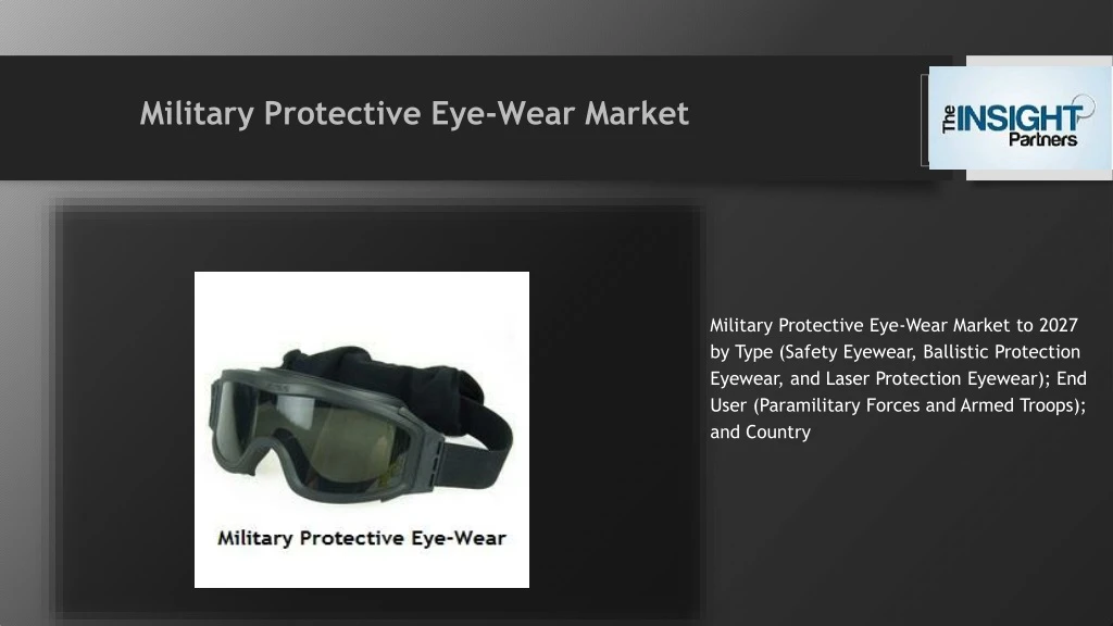 military protective eye wear market