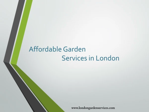 Affordable Garden Services