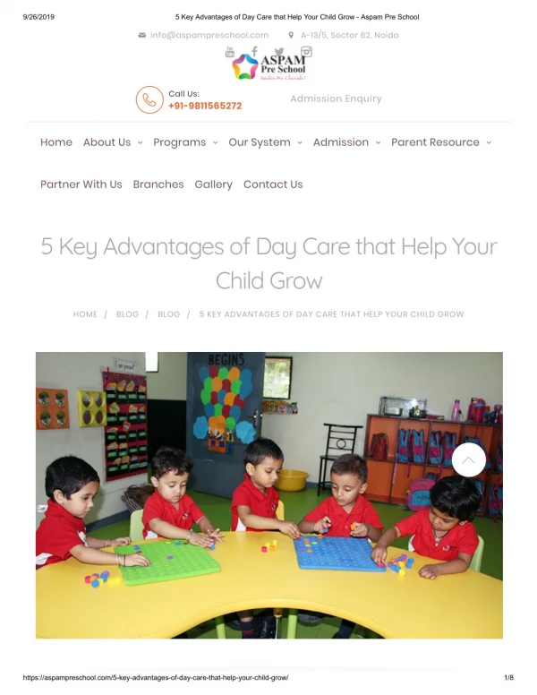 Best Day Care in Noida