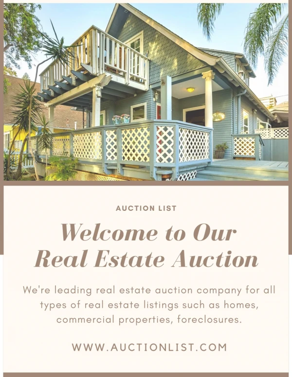 Tips to Get Success at Real Estate Auction