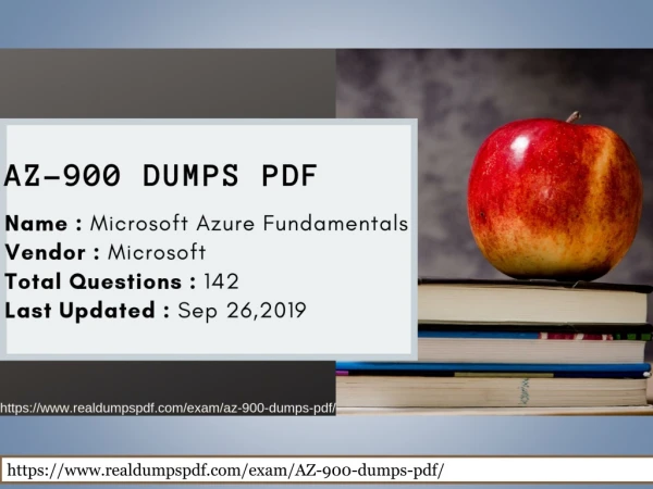 Microsoft AZ-900 Dumps Pdf - Official And Unique
