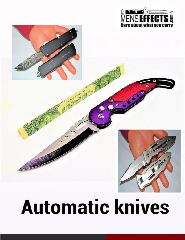 Types of Automatic Knives that are best selling – Men's Personal Effects