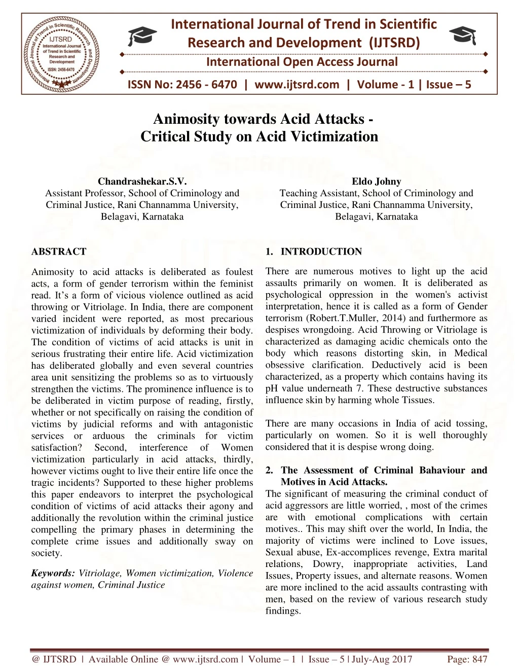 international journal of trend in scientific