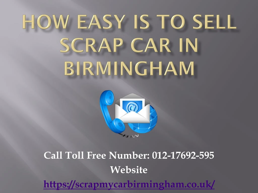 how easy is to sell scrap car in birmingham