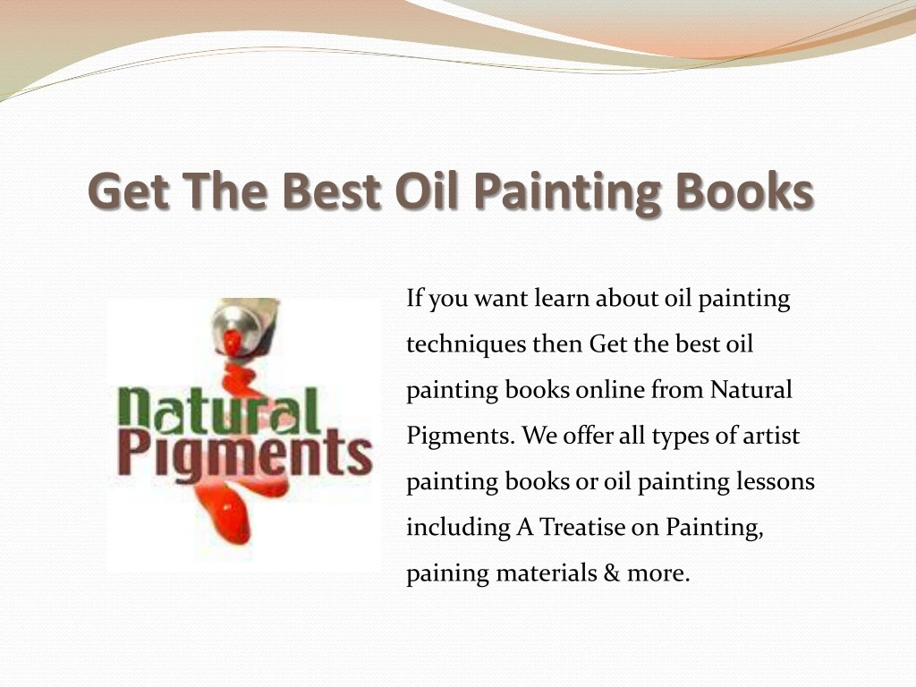 get the best oil painting books