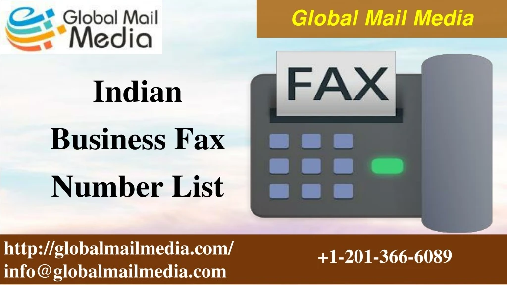 indian business fax number list