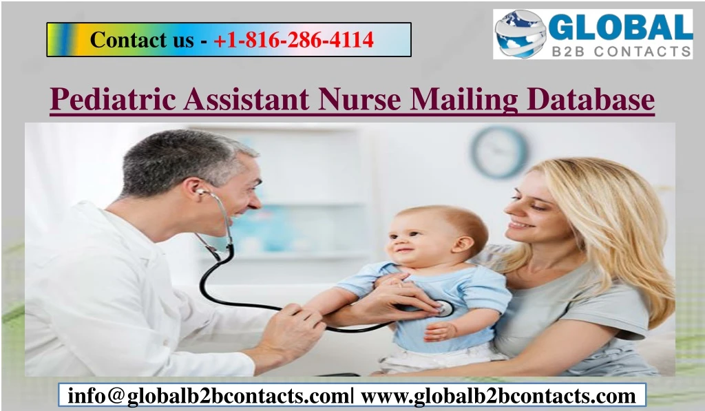pediatric assistant nurse mailing database